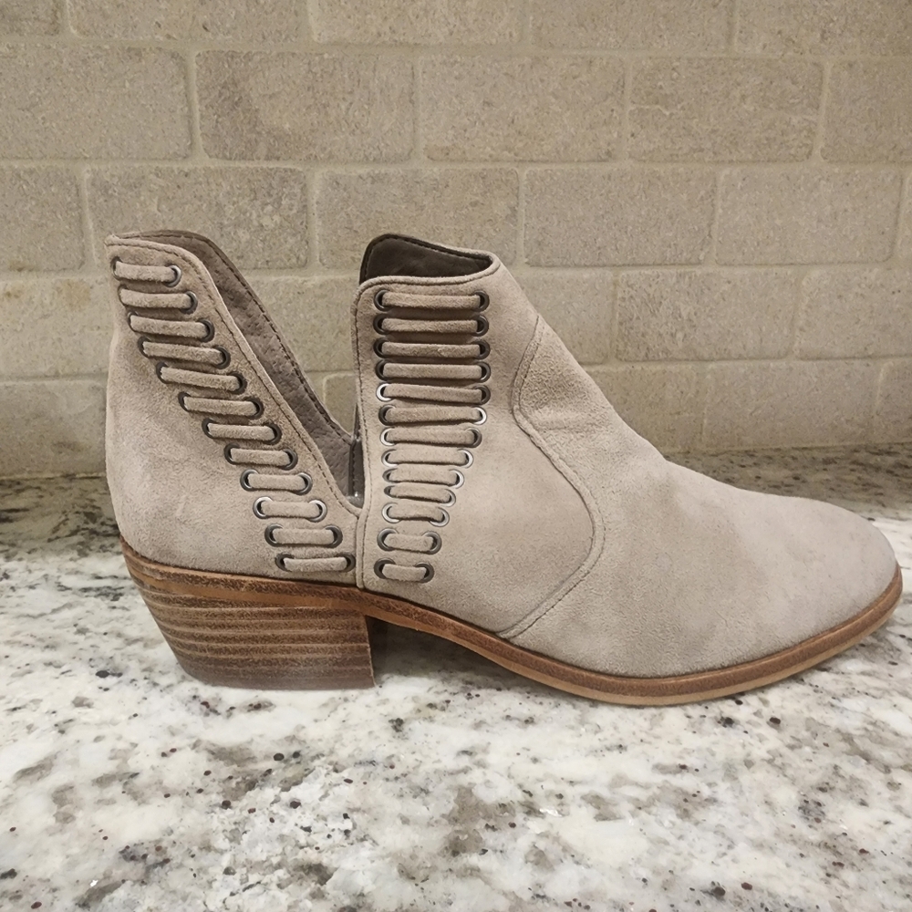 Vince Camuto Taupe Ankle Booties